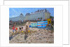 Playing in the sand, Llandudno, 2010 by Andrew Macara