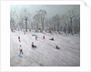 Tobogganers, Darley Park, 2009 by Andrew Macara
