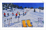 Two deckchairs, Val Gardena, Italy, 2018 by Andrew Macara