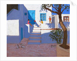 Children and cats, Mykonos, 2017 by Andrew Macara