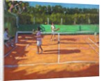 Tennis practise, Cap d’adge, France, 2013 by Andrew Macara