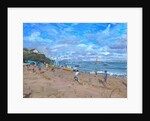 Beach cricket, Abersoch, 2013 by Andrew Macara
