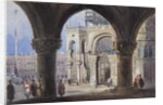 Church and Piazza San Marc at Venice by Joseph Axe Sleap