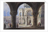Church and Piazza San Marc at Venice by Joseph Axe Sleap