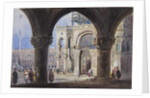 Church and Piazza San Marc at Venice by Joseph Axe Sleap