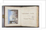 Venice, pasted into the title page of Thomas Moody's Journal of a tour through Switzerland and Italy, 1822 by Joseph Axe Sleap
