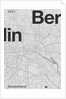 Berlin Minimal Map, 2019 by Florent Bodart
