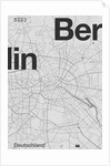 Berlin Minimal Map, 2019 by Florent Bodart