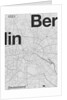 Berlin Minimal Map, 2019 by Florent Bodart
