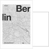 Berlin Minimal Map, 2019 by Florent Bodart