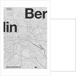 Berlin Minimal Map, 2019 by Florent Bodart