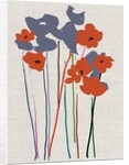 Printed Poppies, 2018 by Jenny Frean
