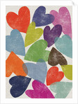Printed Hearts, 2018 by Jenny Frean
