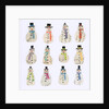 Twelve Document snowmen, 2018 by Sarah Battle
