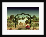 Girl with a Unicorn, 1980 by Anthony Southcombe