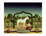 Girl with a Unicorn, 1980 by Anthony Southcombe