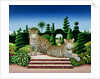 Jaguars in a Garden, 1986 by Anthony Southcombe