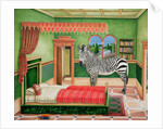 Zebra in a Bedroom, 1996 by Anthony Southcombe