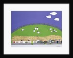 Sheep and clouds by Micaela Antohi
