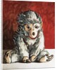 White Monkey on Red, 2006 by Peter Jones