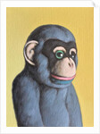 Mauve Monkey on Yellow, 2006 by Peter Jones