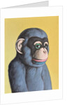 Mauve Monkey on Yellow, 2006 by Peter Jones