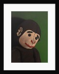 Monkey Portrait on Green, 2005 by Peter Jones