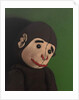 Monkey Portrait on Green, 2005 by Peter Jones