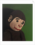 Monkey Portrait on Green, 2005 by Peter Jones