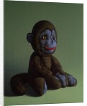 Brown Monkey on Green, 2016 by Peter Jones