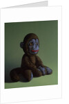 Brown Monkey on Green, 2016 by Peter Jones