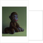 Brown Monkey on Green, 2016 by Peter Jones