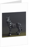 Zebra - After Stubbs, 2018 by Peter Jones