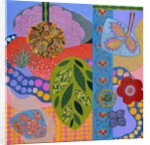 Purple Pineapple, 2018 by Frances Ferdinands