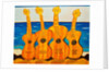 4 strung guitars on a beach, 2007 by Timothy Nathan Joel