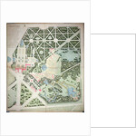 General plan of the parks of the two Trianon Palaces, Versailles, early 19th century by French School