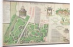 Plan of the English Landscape Garden of the Duke of Praslin in Neuilly-sur-Seine, 1788 by French School