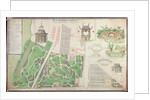 Plan of the English Landscape Garden of the Duke of Praslin in Neuilly-sur-Seine, 1788 by French School
