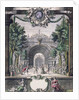 Set design for an unidentified ballet, taken from a collection entitled 'Menus Plaisirs du Roi' by French School