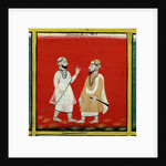 Two Dervishes, Religious Mendicants, Udaipur, c.1810-20 by Indian School