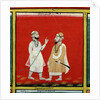 Two Dervishes, Religious Mendicants, Udaipur, c.1810-20 by Indian School