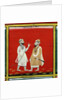 Two Dervishes, Religious Mendicants, Udaipur, c.1810-20 by Indian School