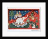 The God Vishnu Flying on Garuda to Rescue the Elephant King from a Water Monster, Nepalese, c.1825 by Indian School