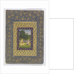 Layla Reading to Majnun, who sits under a tree by a lotus pool, Delhi, c.1720-40 by Dal Chand