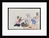 Indian Doctor Examining A Patient, c.1890 by Punjabi School