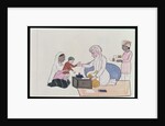 Indian Doctor Examining A Patient, c.1890 by Punjabi School
