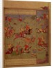 Codrington MS. A battle scene by Persian School