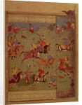 Codrington MS. A battle scene by Persian School