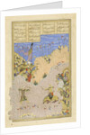 Persian 239 fol.145b Rustam shoots Ashkab?s by Persian School