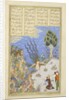Persian 239 fol.16b The Simurgh restores Z?l to S?m by Persian School